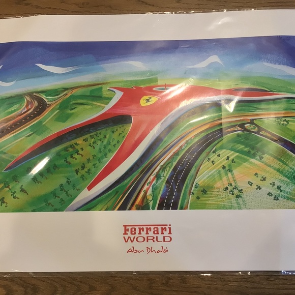 Ferrari World Abu Dhabi Print The World's First Ferrari Theme Park, Ferrari G